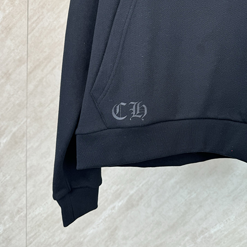 クロムハーツスーパーコピー 蛍光グリーンのサンスクリットプリントパーカー