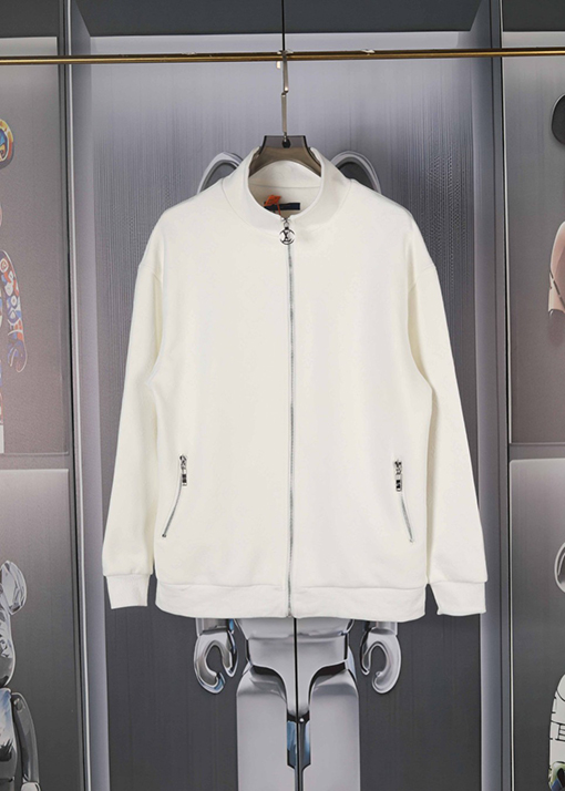 ルイヴィトン 全面ジャカード複合ジップアップスウェットシャツ