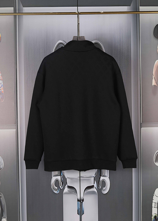 ルイヴィトン 全面ジャカード複合ジップアップスウェットシャツ