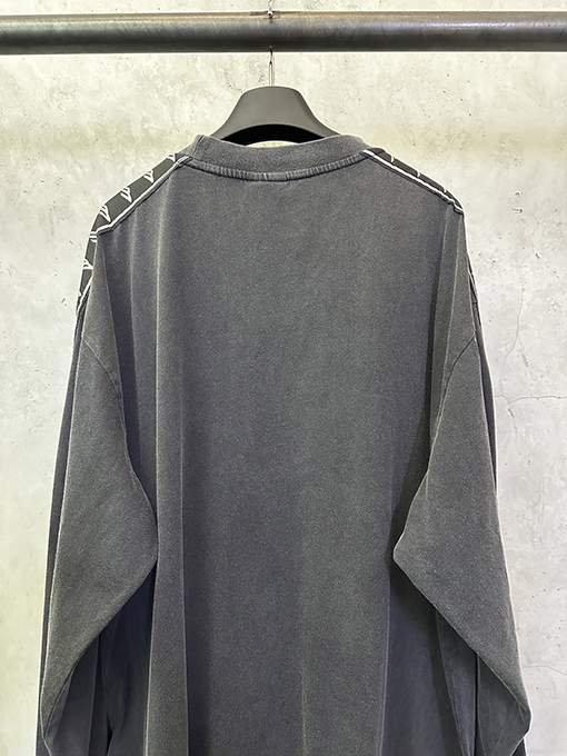 バレンシアガ Balenciaga 3m ジャカードラベル長袖シャツ