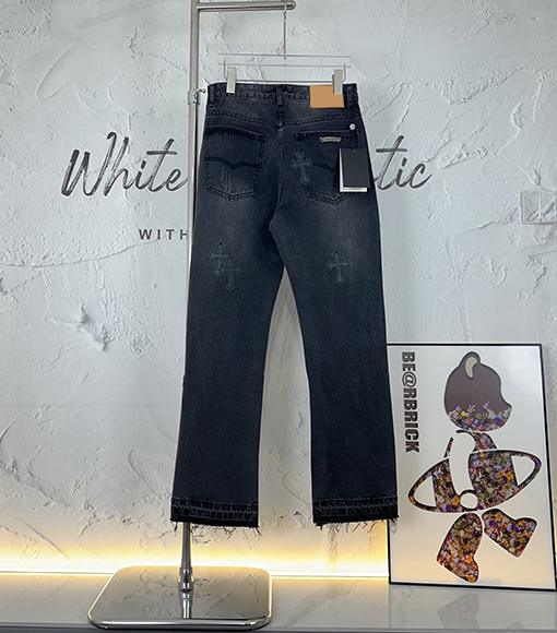 クロムハーツスーパーコピークロスレザージーンズ