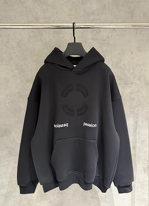 シャネル 新しいフリース裏地のフード付きスウェットシャツ