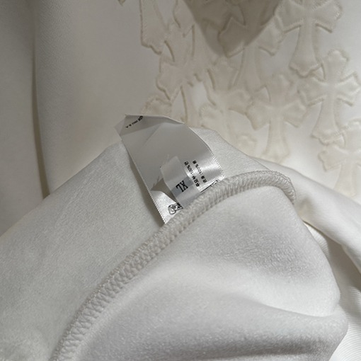 クロムハーツ 新作のフリース裏地付きジップアップスウェットシャツジャケット