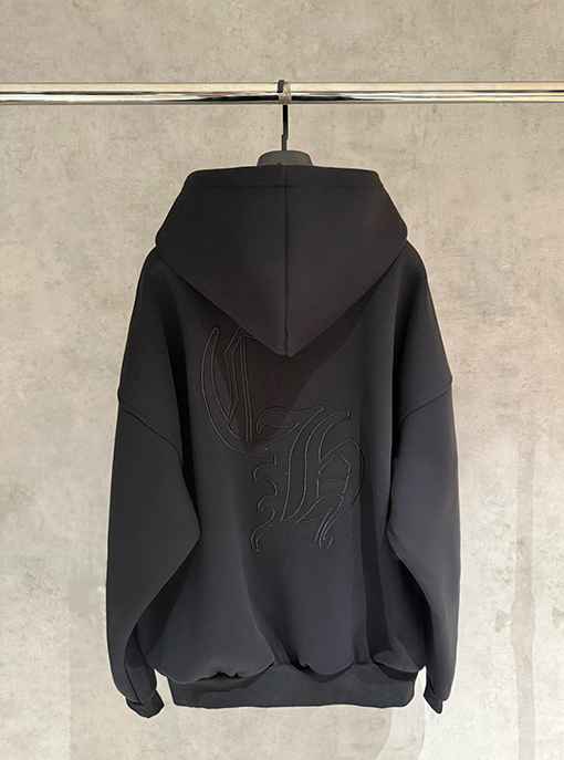 クロムハーツスーパーコピー フリース裏地付きジップアップスウェットシャツジャケット