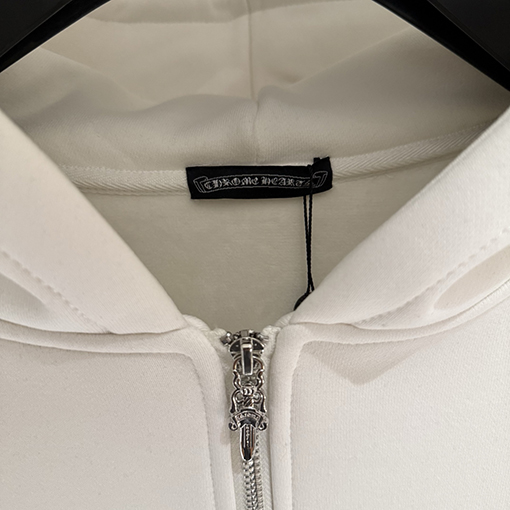 クロムハーツスーパーコピー フリース裏地付きジップアップスウェットシャツジャケット