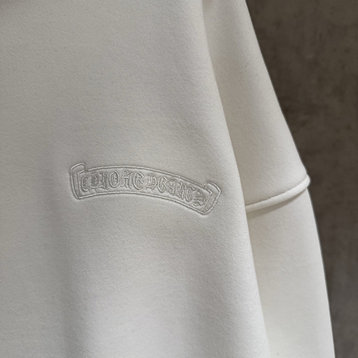 クロムハーツスーパーコピー フリース裏地付きジップアップスウェットシャツジャケット