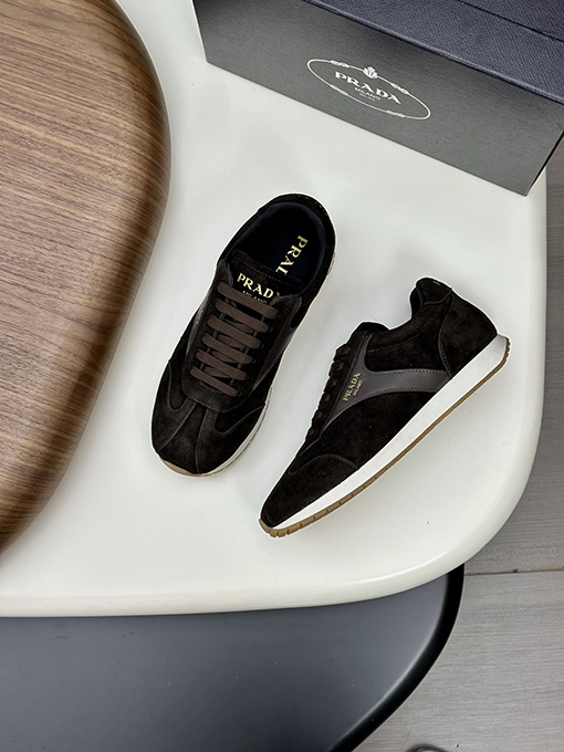 プラダ メンズパッチワークカジュアルスポーツシューズ