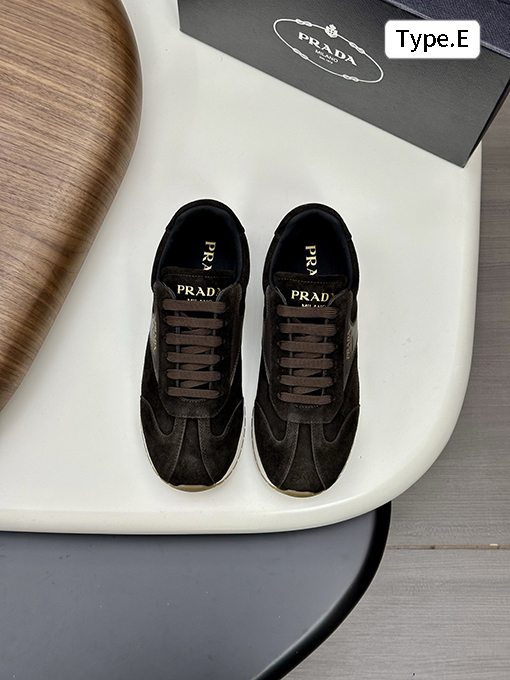 プラダ メンズパッチワークカジュアルスポーツシューズ