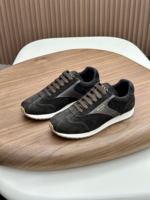 プラダ メンズパッチワークカジュアルスポーツシューズ