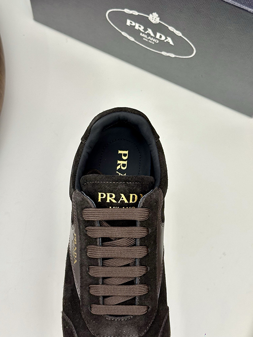 プラダ メンズパッチワークカジュアルスポーツシューズ
