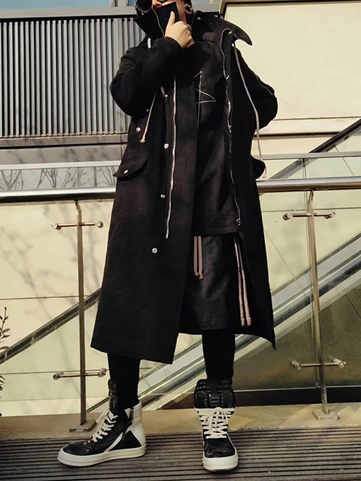 リックオウエンス カニエウェスト風のロングコート/ジャケット 36,800