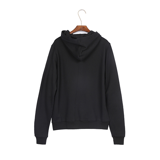 リックオウエンスコピー フード付き刺繍スウェットシャツ