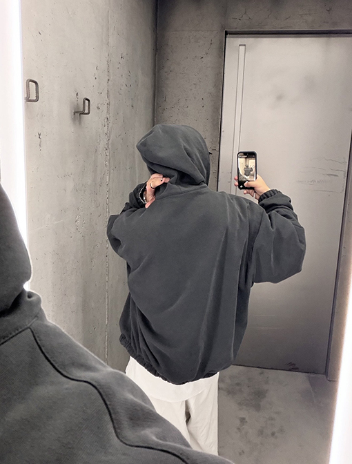 バレンシアガ Balenciaga チェック柄リバーシブル長袖ジップアップジャケット