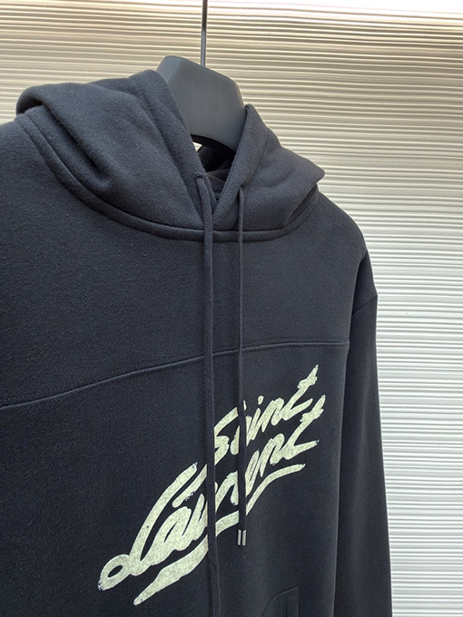 サンローランスーパーコピー SAINT LAURENT ロゴプリントパーカー