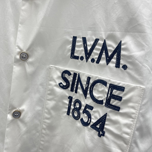 ルイヴィトン LV.M.長袖ロゴシャツ