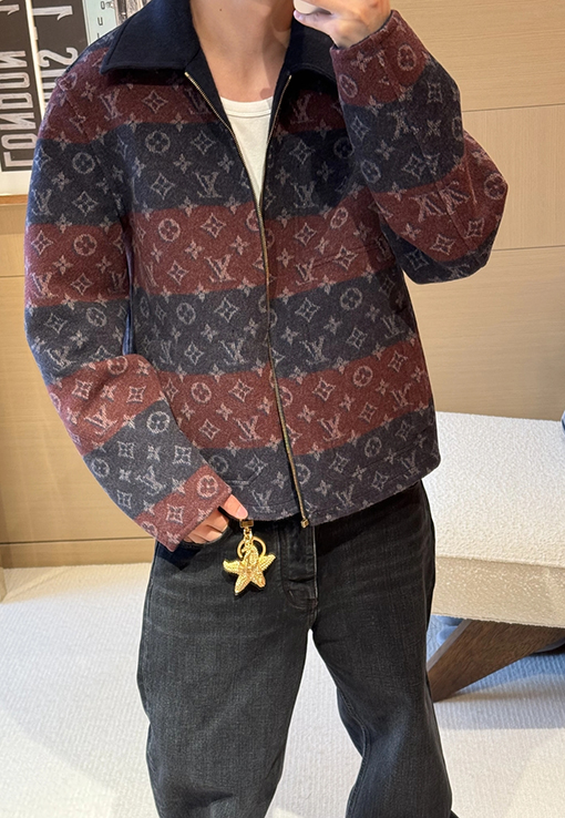 ルイヴィトン リバーシブル100%ウールジャケット