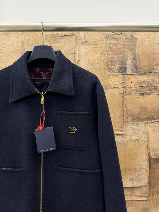 ルイヴィトン リバーシブル100%ウールジャケット