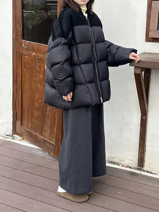 リックオウエンス スクエアパン風ダウンジャケット