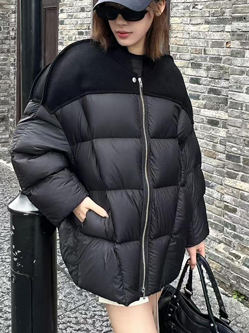 リックオウエンス スクエアパン風ダウンジャケット