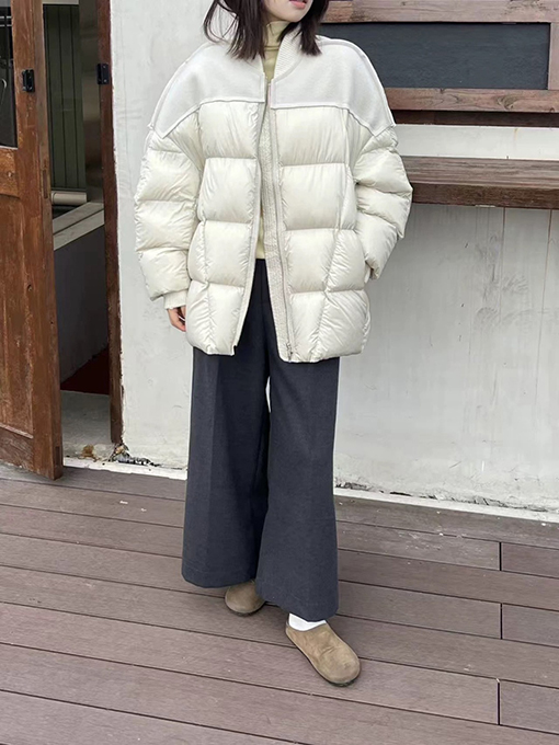 リックオウエンス スクエアパン風ダウンジャケット