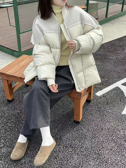 リックオウエンス スクエアパン風ダウンジャケット