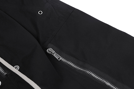 リックオウエンス ワイドレッグのモップ掛けまでの長さのワークパンツ