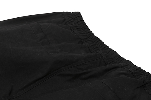 リックオウエンス ワイドレッグのモップ掛けまでの長さのワークパンツ