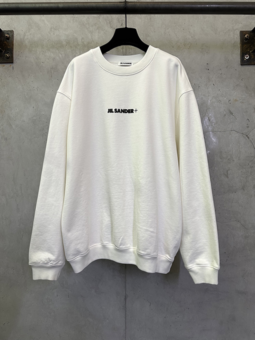 ジルサンダースーパーコピー スモールロゴプリントクルーネックスウェットシャツ