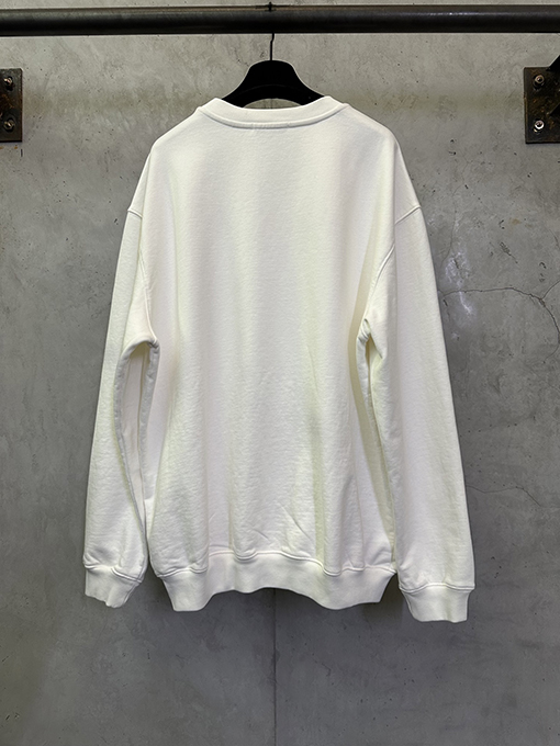 ジルサンダースーパーコピー スモールロゴプリントクルーネックスウェットシャツ