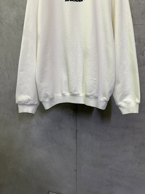 ジルサンダースーパーコピー スモールロゴプリントクルーネックスウェットシャツ