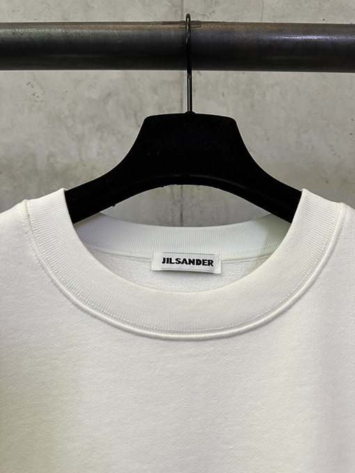 ジルサンダースーパーコピー スモールロゴプリントクルーネックスウェットシャツ
