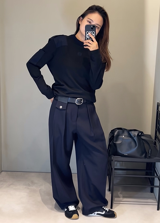 ロエベ コラボレーションカプセルコレクションカラーブロックニットウェア