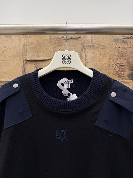ロエベ コラボレーションカプセルコレクションカラーブロックニットウェア