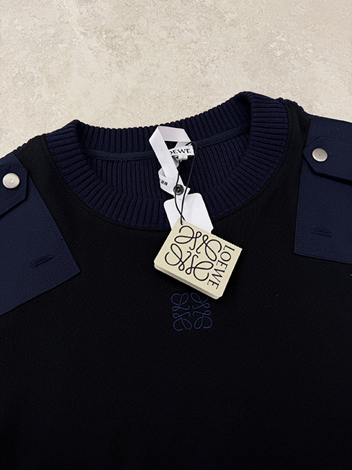 ロエベ コラボレーションカプセルコレクションカラーブロックニットウェア