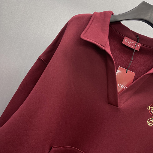 グッチコピー 刺繍ニットコットンスウェットシャツ