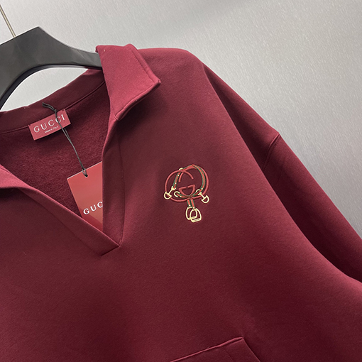 グッチコピー 刺繍ニットコットンスウェットシャツ
