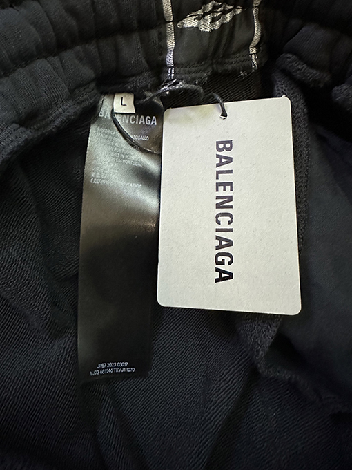 バレンシアガ Balenciaga 3M ラベルステッチのカジュアルスポーツパンツ