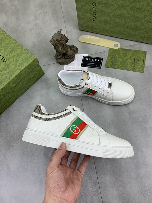 グッチ 新しいクラシックカジュアルメンズシューズ