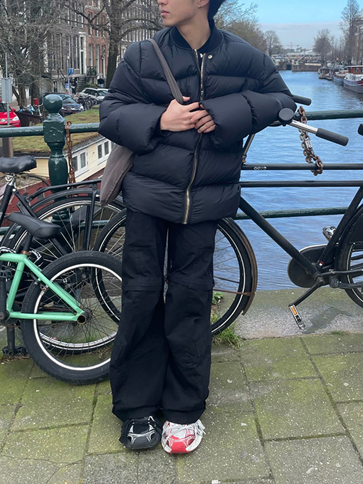 リックオウエンス クラシックなダウンジャケット