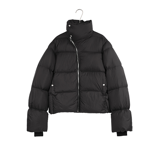 リックオウエンス 斜めジッパーダウンジャケット