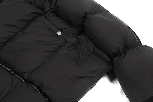 リックオウエンス 斜めジッパーダウンジャケット