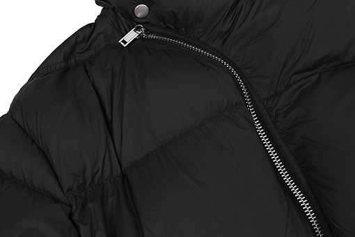 リックオウエンス 斜めジッパーダウンジャケット