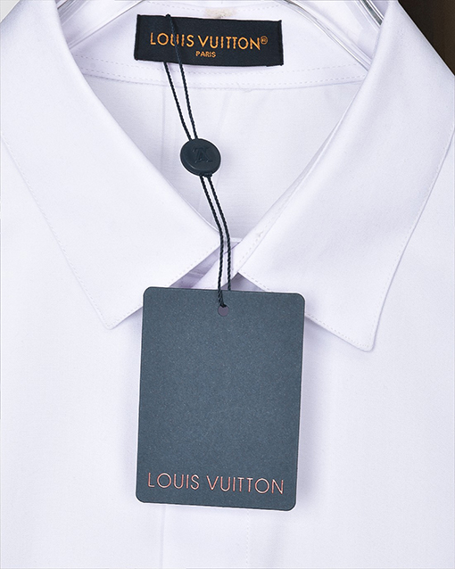 ルイヴィトン LV 刺繍ロゴ長袖シャツ