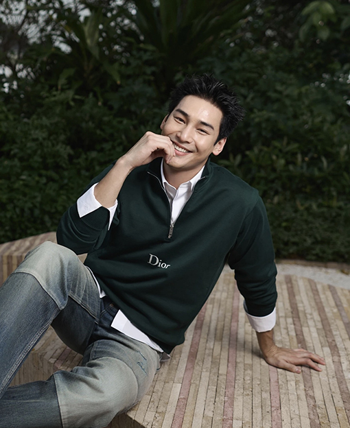 ディオール Dior 刺繍入りレターハーフジップスウェットシャツ