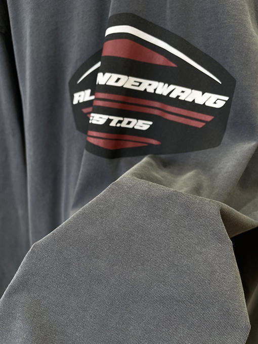 アレキサンダーワンスーパーコピー ALEXANDER WANG ロゴプリント長袖シャツ