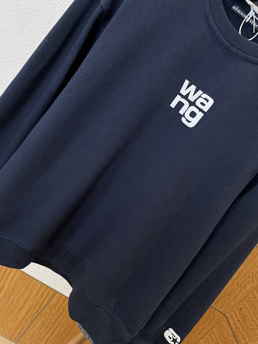 アレキサンダーワン ALEXANDER WANG レタープリントクルーネックスウェットシャツ