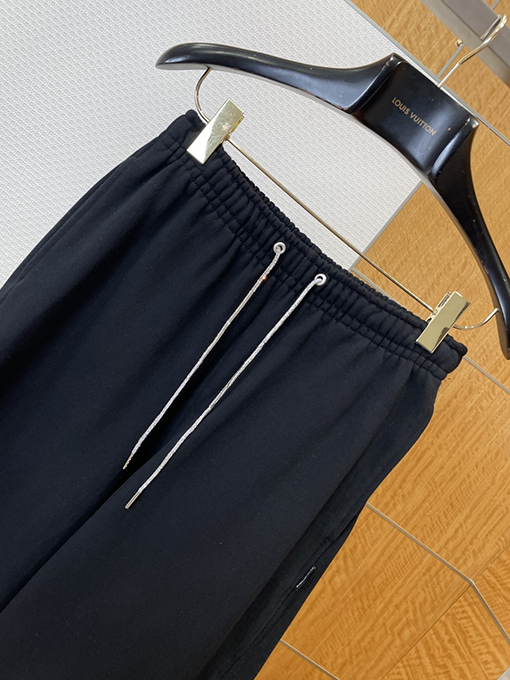 アレキサンダーワン ALEXANDER WANG ラインストーンドローストリングワイドレッグカジュアルパンツ