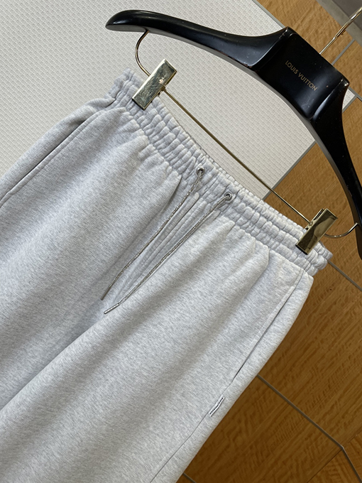 アレキサンダーワン ALEXANDER WANG ラインストーンドローストリングワイドレッグカジュアルパンツ