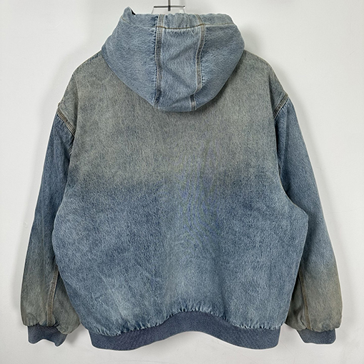 シュプリーム SUPREME REFLECTIVE ARC HOODED WORK JACKET 反射ロゴデニムジャケット