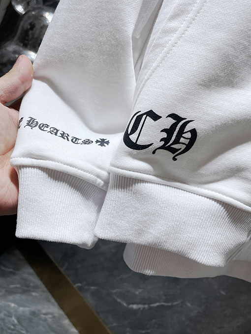 クロムハーツ 馬蹄クロスサンスクリットフローラルプリントジップアップパーカー